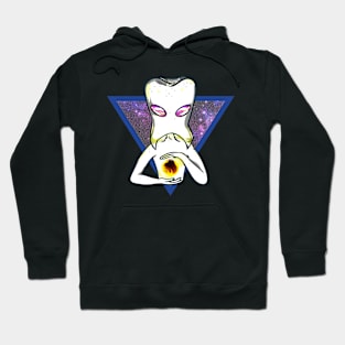 Creepy Tooth Working on Cavity Gift For Dentist or Hygienist Hoodie